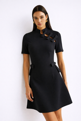 AURA Bow Cut Out Dress