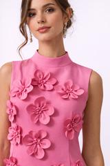 BLOOM Floral Embellished Sleeveless Maxi Dress