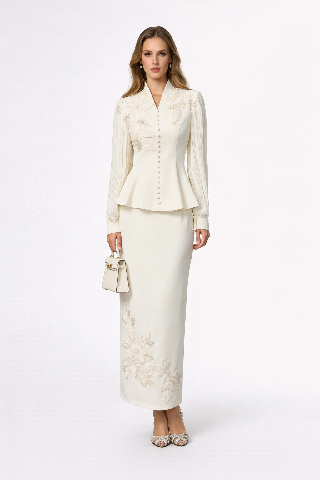 ZAVERA Cotton Midi Dress