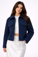 TEDDY JACKET Zip waist jacket
