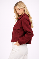 TEDDY JACKET Zip waist jacket