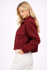 TEDDY JACKET Zip waist jacket