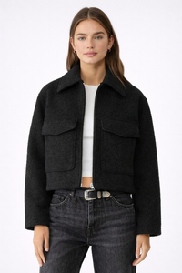 TEDDY JACKET Zip waist jacket