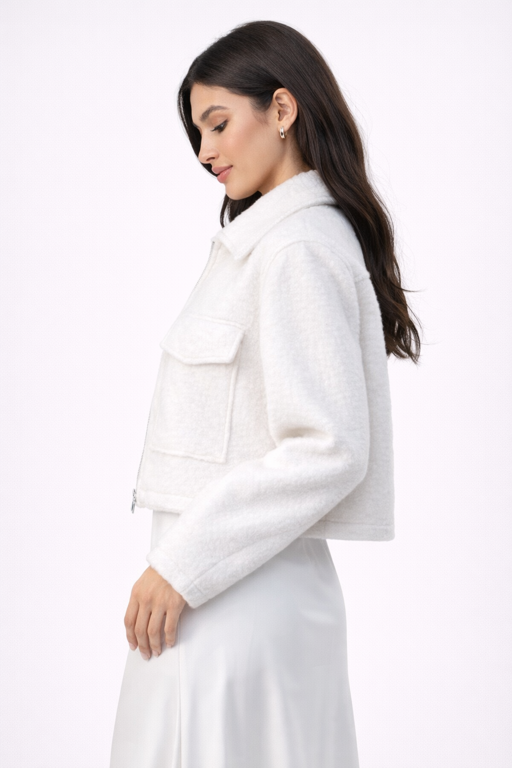 TEDDY JACKET Zip waist jacket