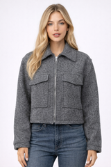 TEDDY JACKET Zip waist jacket