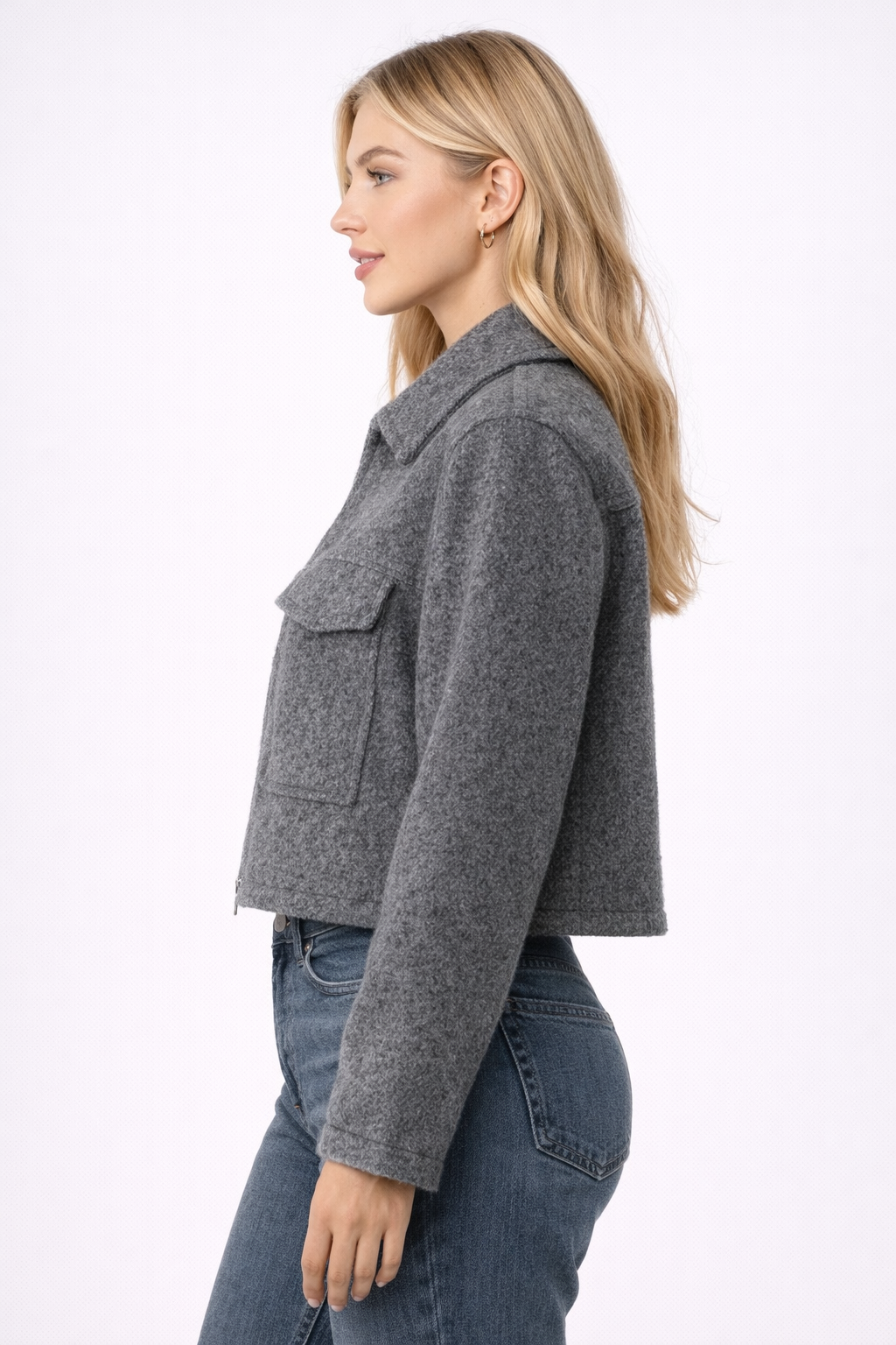 TEDDY JACKET Zip waist jacket