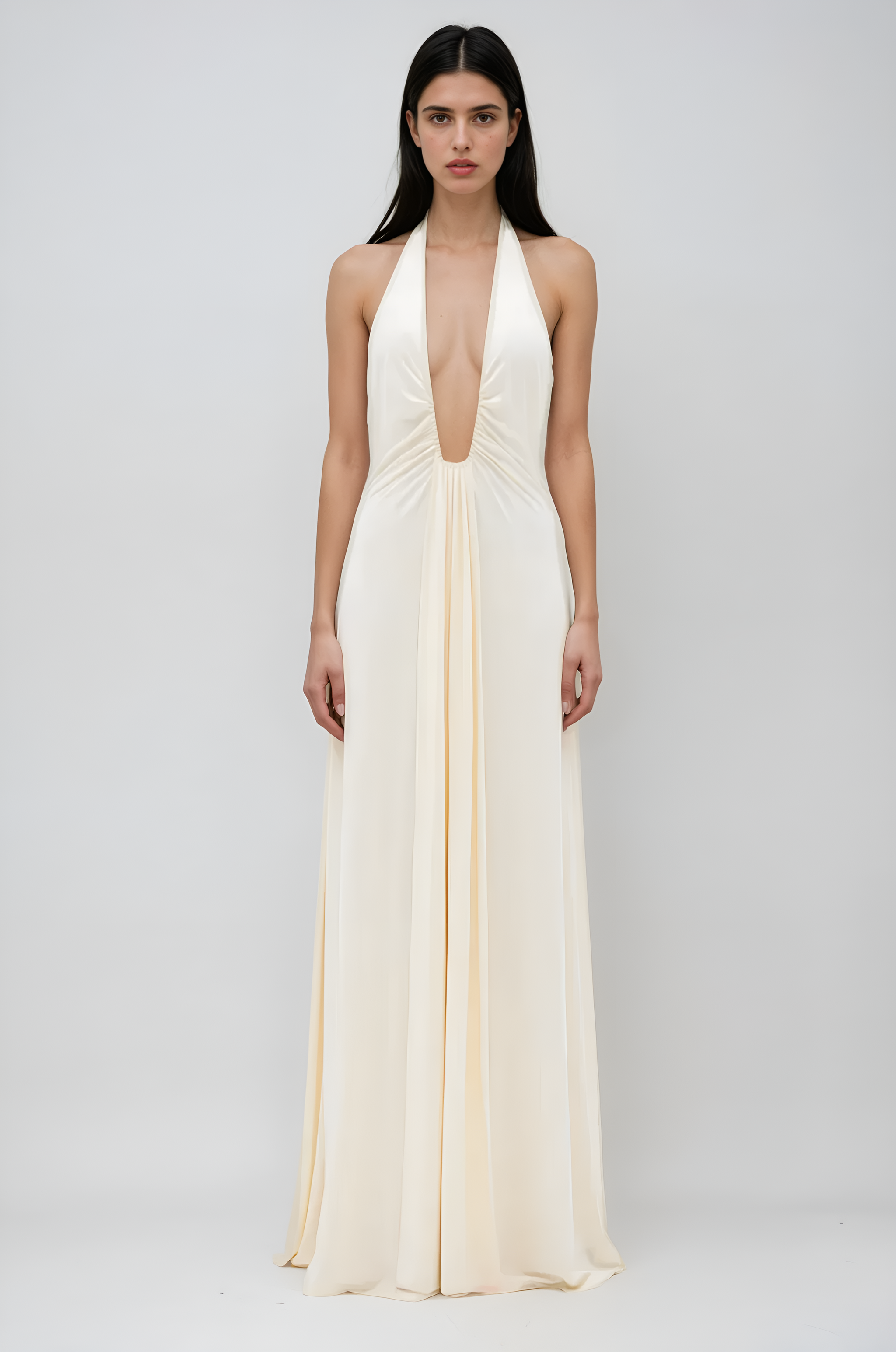 ALTHEA Cupro Maxi Dress