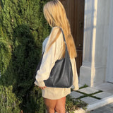 AMALFI CHARM Grigio Leather Bag