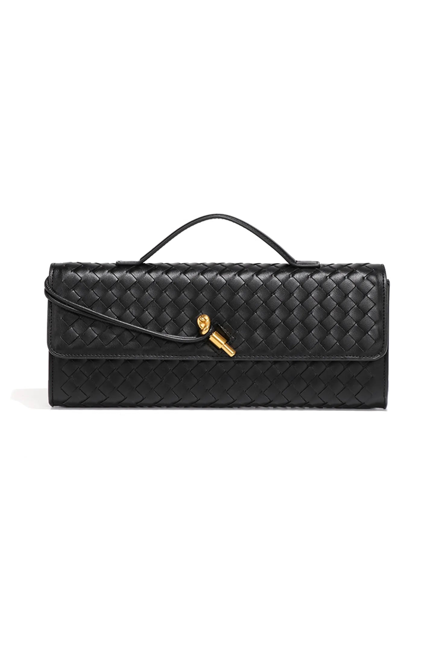 Woven Clutch with Top Handle