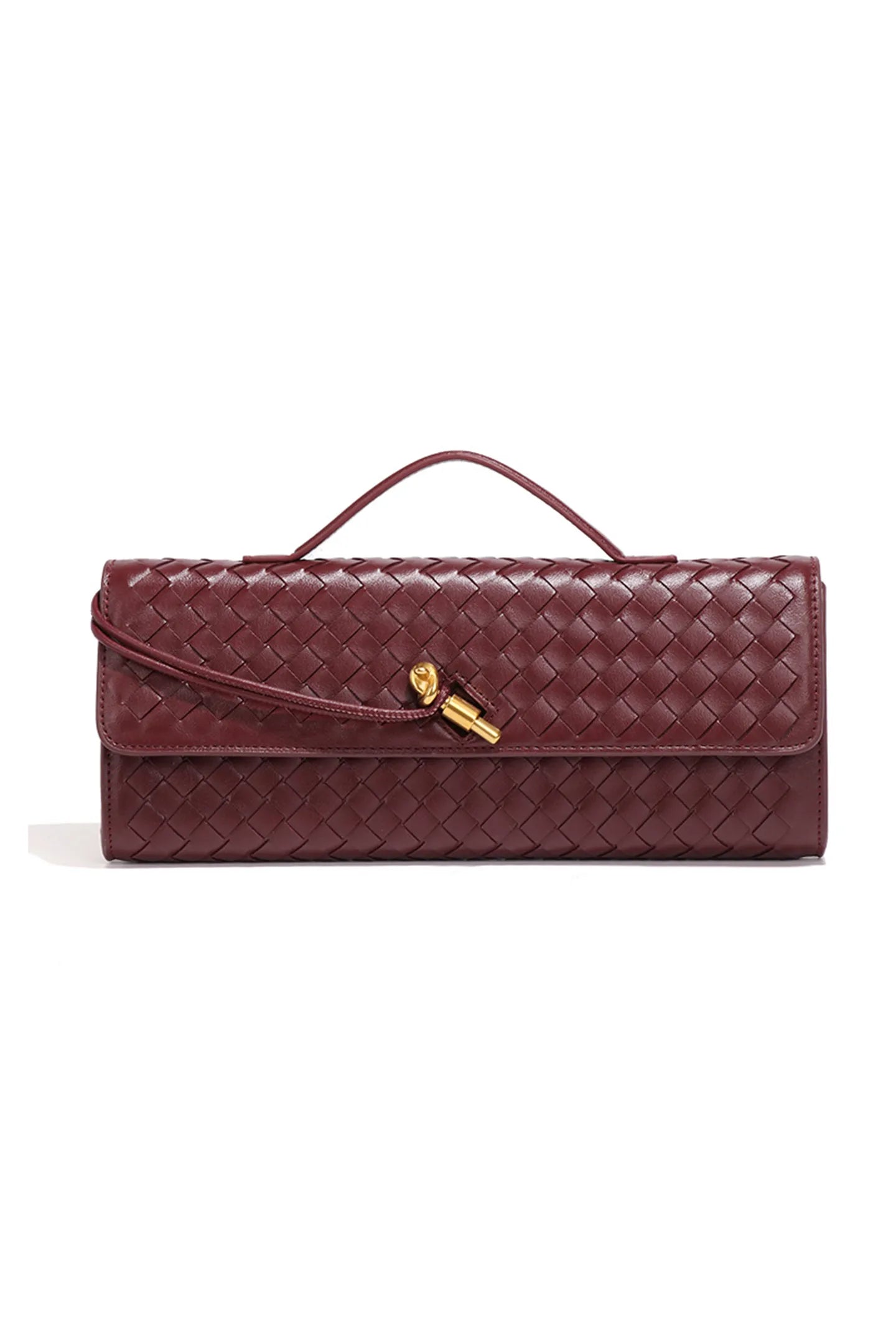 Woven Clutch with Top Handle
