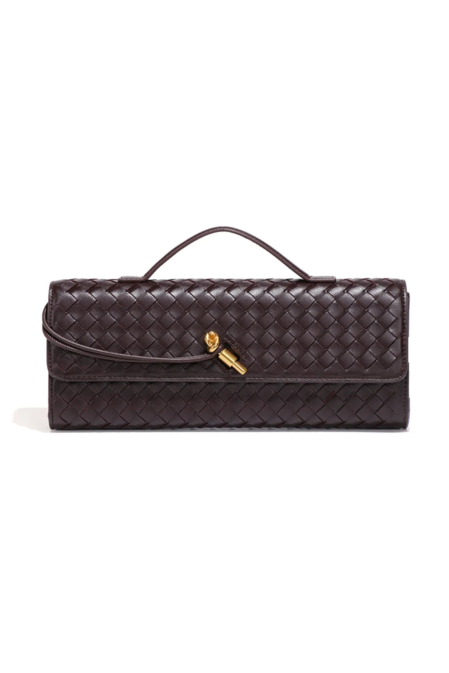 Woven Clutch with Top Handle