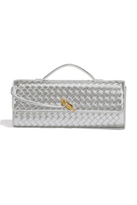 Woven Clutch with Top Handle