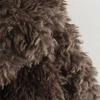 ELVORU Fur Effect Puffer Coat