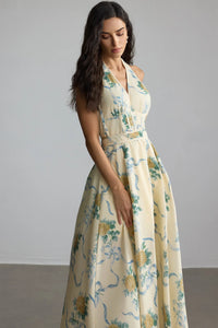 ALMA Floral Midi Dress