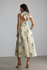 ALMA Floral Midi Dress