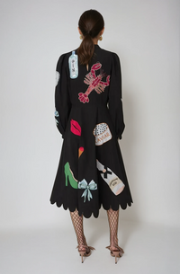 Crustacea Scallop Midi Dress