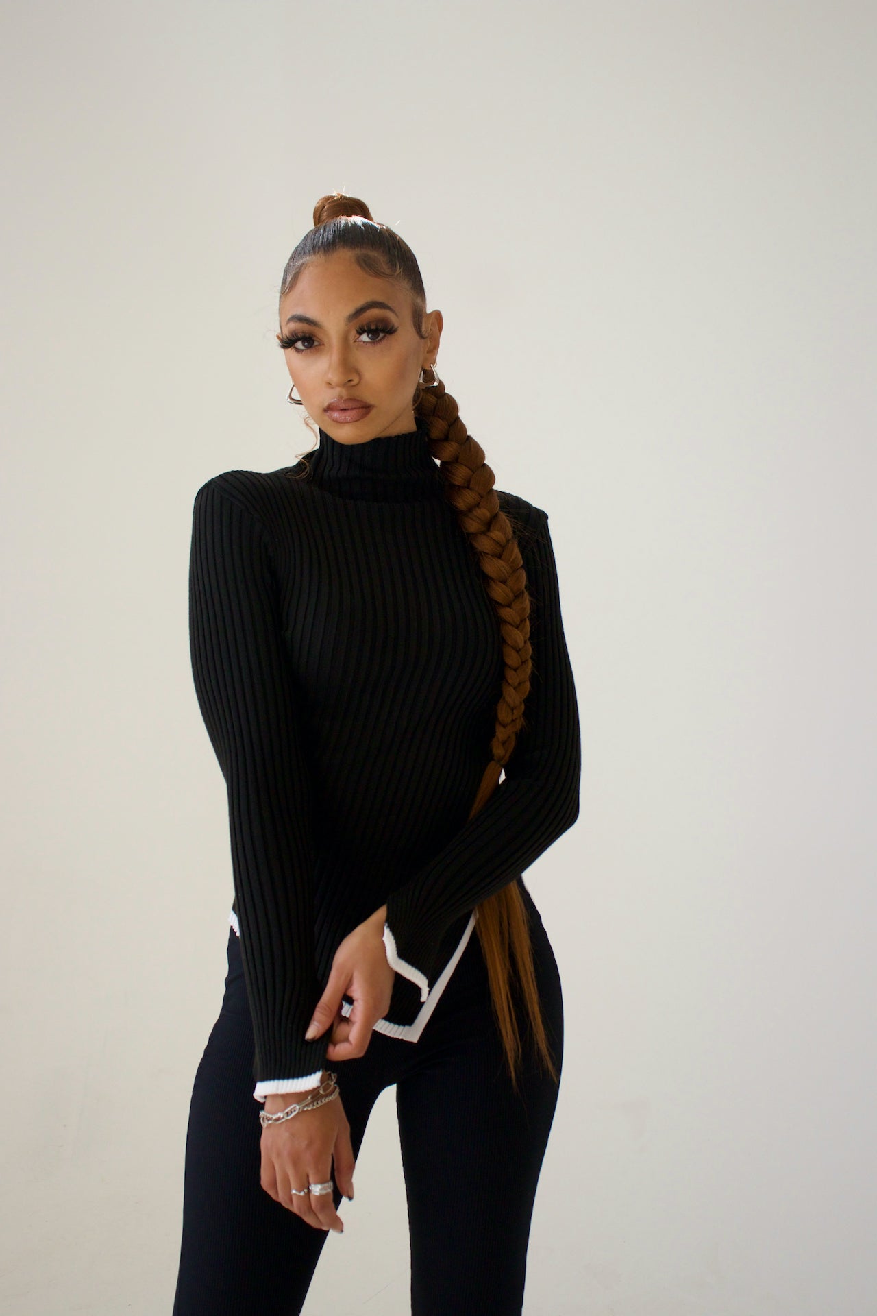 Evelina l Elegante Turtleneck Trui