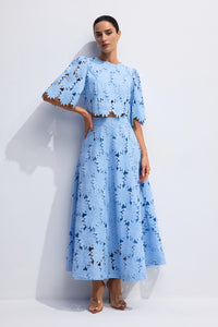 LIORAÉ Lace Top & Maxi Skirt Set