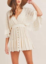 AMERA Boho Lace Romper