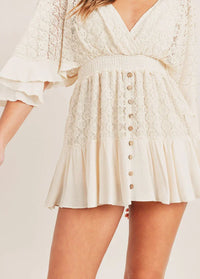 AMERA Boho Lace Romper