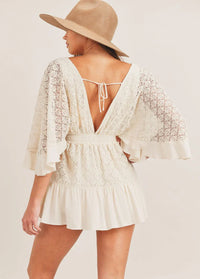 AMERA Boho Lace Romper