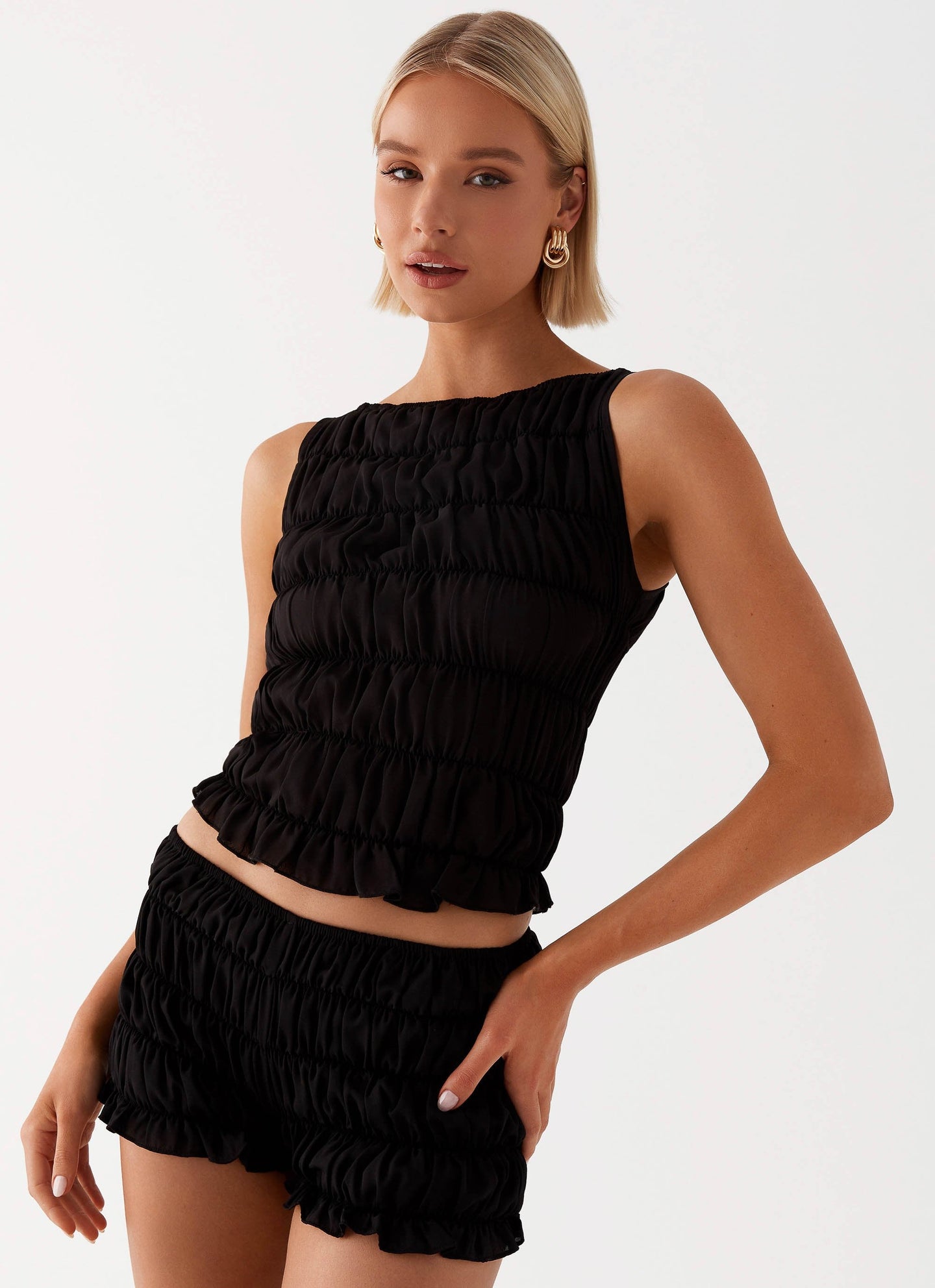 OLYSA Top & Skirt Set