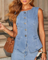 GIANNA Denim Elegance Set