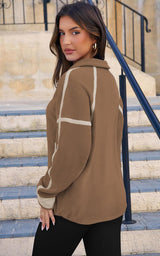 ZipFusion Hoodie Brown