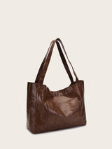 AURELIA Marrone Vintage Leather Tote Bag