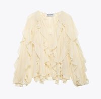 PURE DESIRE Ruffle Blouse