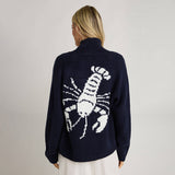 LYDIA Shrimp Print Cardigan