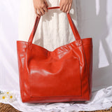 AURELIA Marrone Vintage Leather Tote Bag