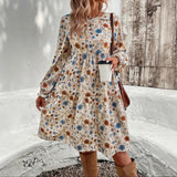 Celeste's Retro Puff Dress – Timeless Elegance