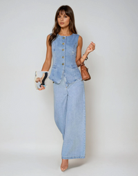 GIANNA Denim Elegance Set