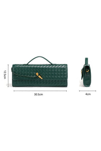 Woven Clutch with Top Handle
