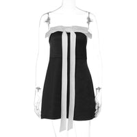 PEARL Bow Mini Dress