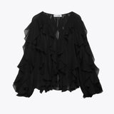 PURE DESIRE Ruffle Blouse