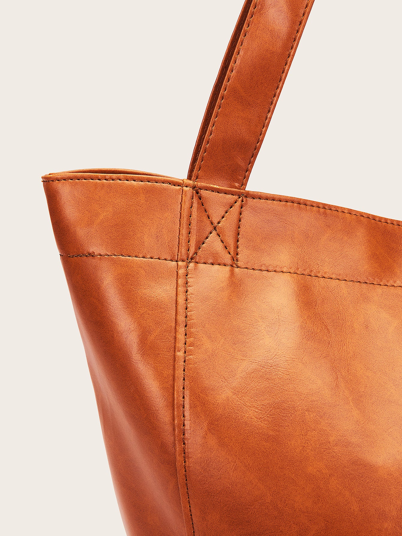 AURELIA Marrone Vintage Leather Tote Bag