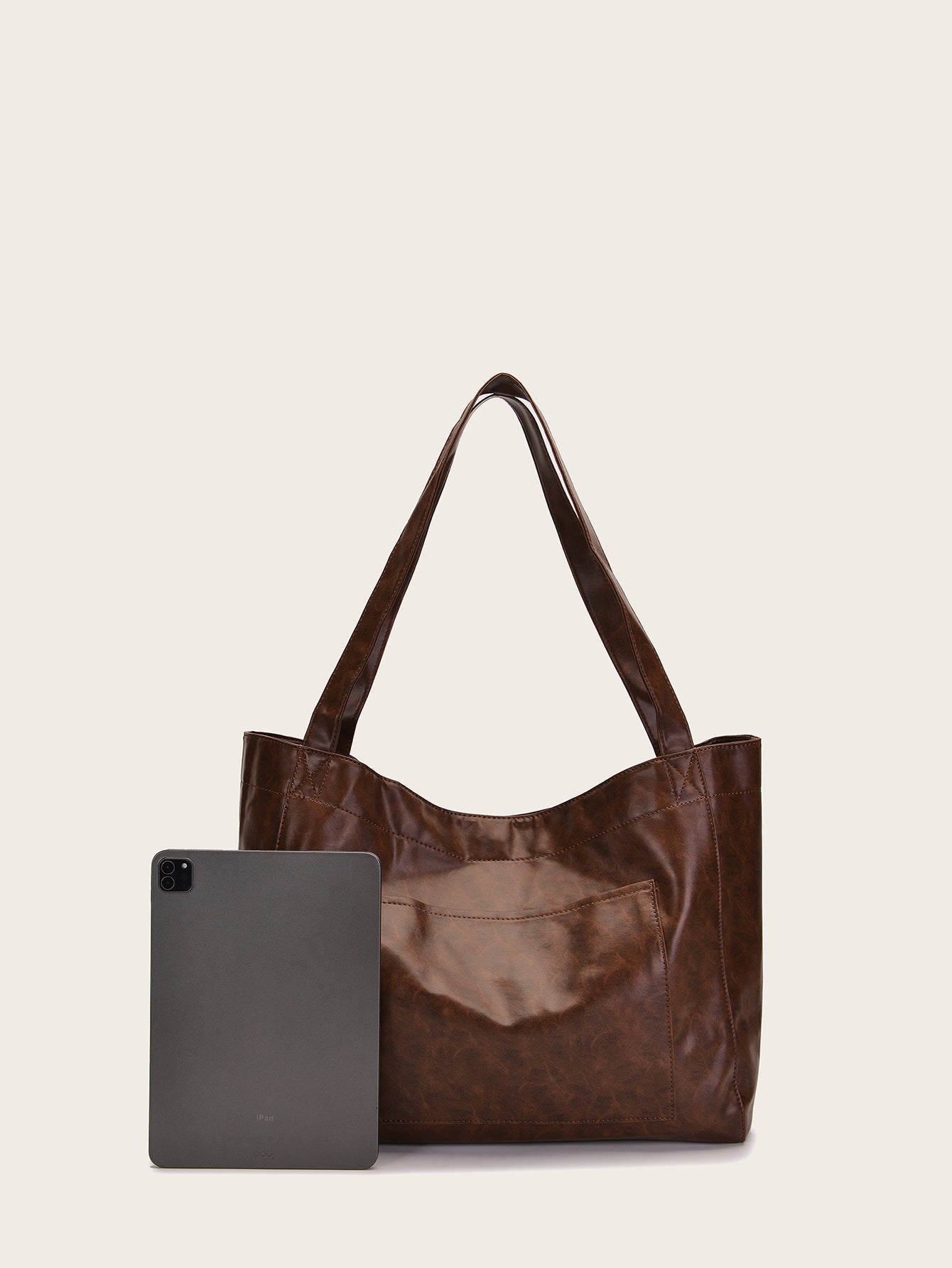 AURELIA Marrone Vintage Leather Tote Bag