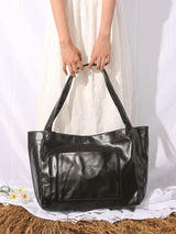 AURELIA Marrone Vintage Leather Tote Bag