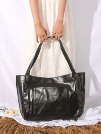 AURELIA Marrone Vintage Leather Tote Bag