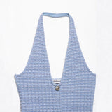 ARIANA Stretch Halter Dress