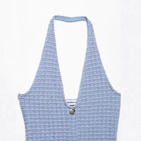 ARIANA Stretch Halter Dress