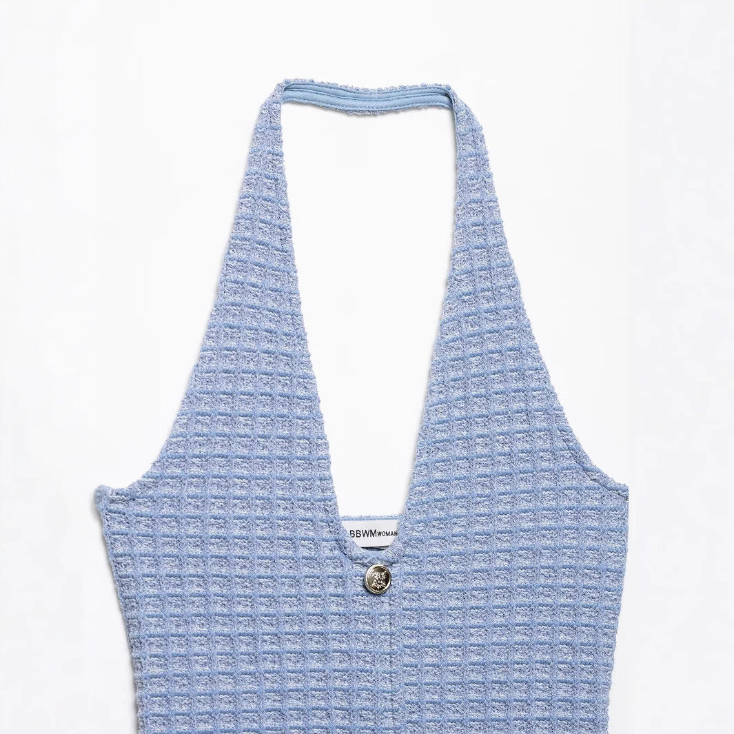 ARIANA Stretch Halter Dress