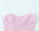 VIVIANA Striped Top