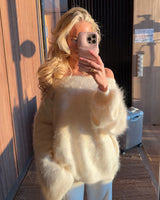 AMOURA Off Shoulder Knit