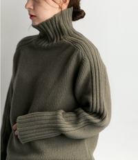 Ember Stripes Turtleneck Sweater