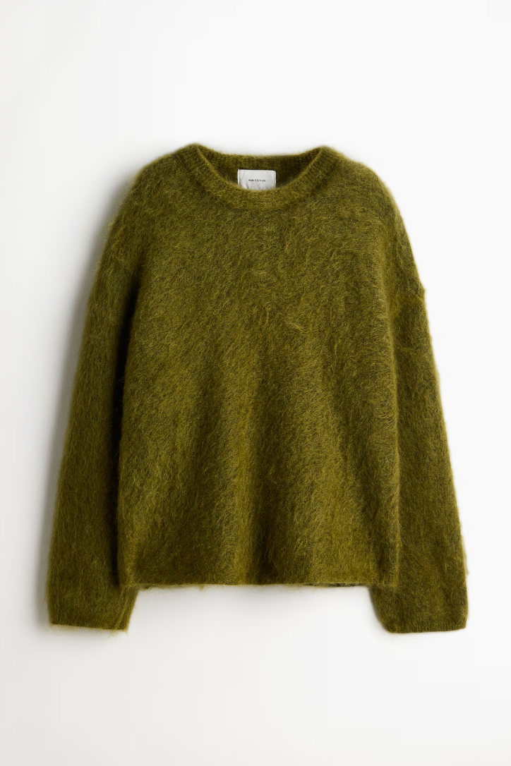 Olive Green Verdora Knit