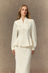 ZAVERA Cotton Midi Dress