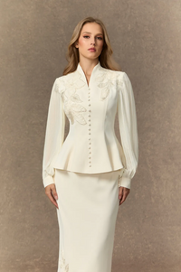 ZAVERA Cotton Midi Dress